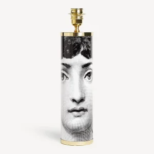 Fornasetti Base Lampada Cilindrica Viso^ Lampade E Paralumi