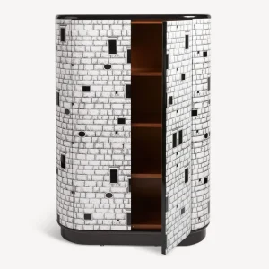 Fornasetti Cabinet Curvo Architettura^ Armadi Curvi