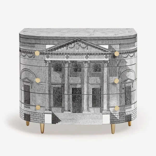 Fornasetti Cassettiera Curva Palladiana^ Cassettiera