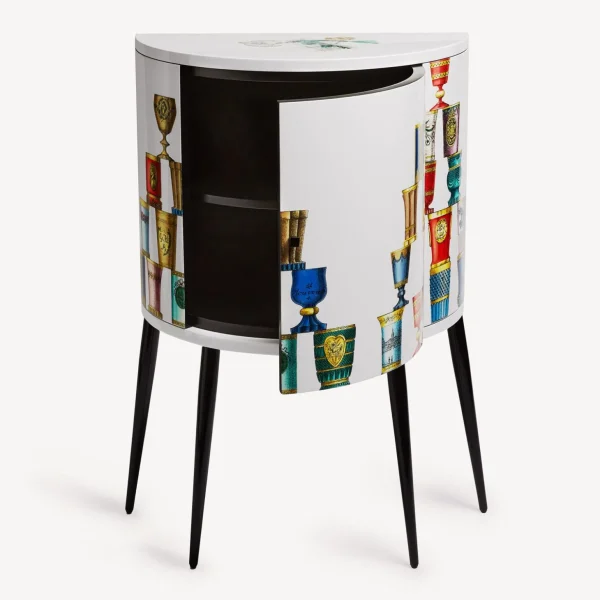 Fornasetti Console Bicchieri Di Boemia^ Console Di Archiviazione