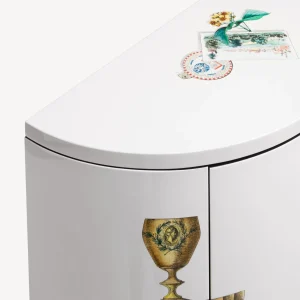 Fornasetti Console Bicchieri Di Boemia^ Console Di Archiviazione