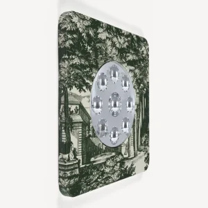 Fornasetti Cornice Con Specchio Bubbles Giardino Settecentesco^ Specchi Di Design