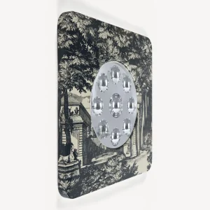 Fornasetti Cornice Con Specchio Bubbles Giardino Settecentesco^ Specchi Di Design