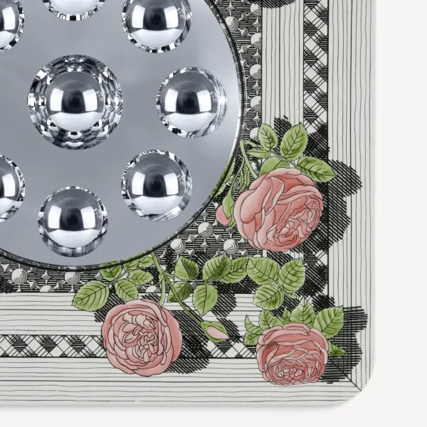 Fornasetti Cornice Con Specchio Bubbles Musciarabia Con Rose^ Specchi Di Design