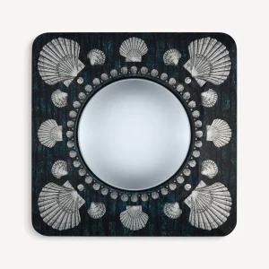 Fornasetti Cornice Con Specchio Convesso Giro Di Conchiglie^ Specchi Di Design