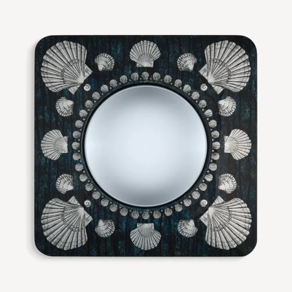 Fornasetti Cornice Con Specchio Convesso Giro Di Conchiglie^ Specchi Di Design