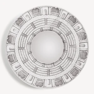 Fornasetti Cornice Con Specchio Convesso Architettura^ Specchi Di Design