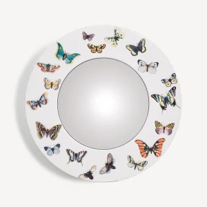 Fornasetti Cornice Con Specchio Convesso Farfalle^ Specchi Di Design