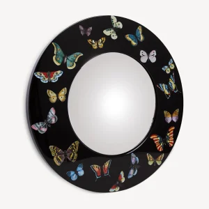 Fornasetti Cornice Con Specchio Convesso Farfalle^ Specchi Di Design