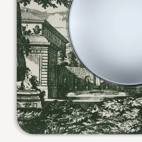 Fornasetti Cornice Con Specchio Convesso Giardino Settecentesco^ Specchi Di Design