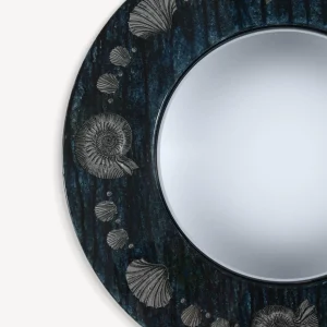 Fornasetti Cornice Con Specchio Convesso Giro Di Conchiglie^ Specchi Di Design