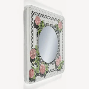 Fornasetti Cornice Con Specchio Piano Musciarabia Con Rose^ Specchi Di Design