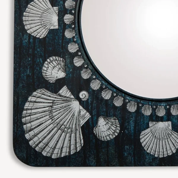 Fornasetti Cornice Con Specchio Piano Giro Di Conchiglie^ Specchi Di Design