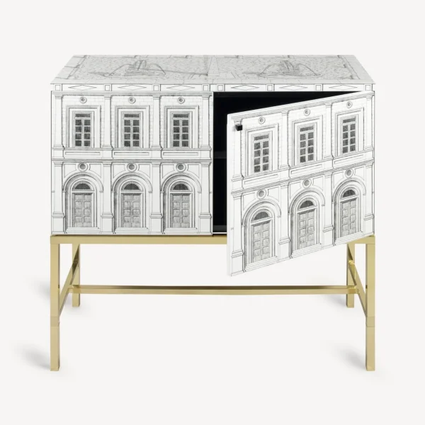 Fornasetti Credenza Rialzata Architettura^ Armadietti