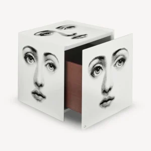 Fornasetti Cubo Con Cassetto Viso^ Armadietti