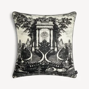 Fornasetti Cuscino In Cashmere Giardino Settecentesco^ Cuscini