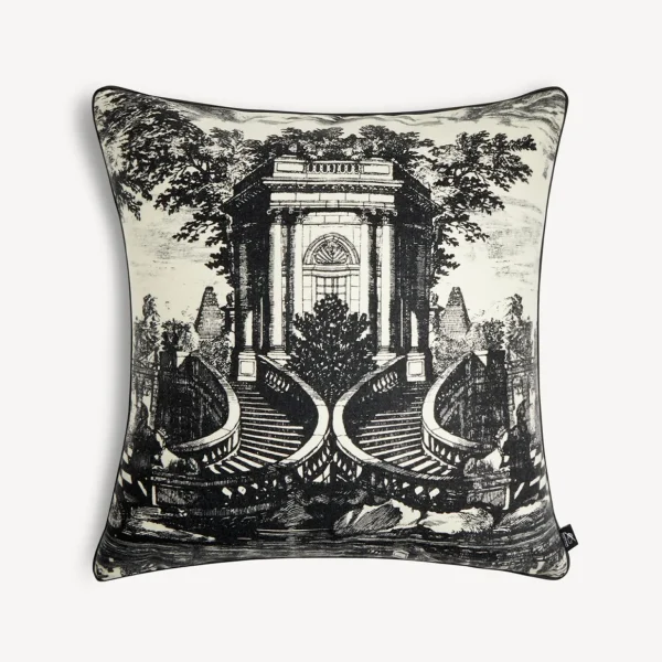 Fornasetti Cuscino In Cashmere Giardino Settecentesco^ Cuscini