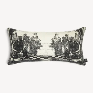 Fornasetti Cuscino In Cashmere Giardino Settecentesco^ Cuscini