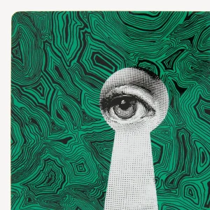 Fornasetti Fermalibri Serratura Su Malachite^ Fermalibri