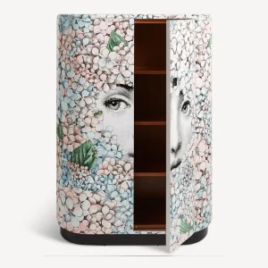 Fornasetti Mobile Curvo Ortensia^ Armadi Curvi