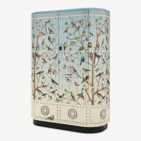 Fornasetti Mobile Curvo Uccelli^ Armadi Curvi