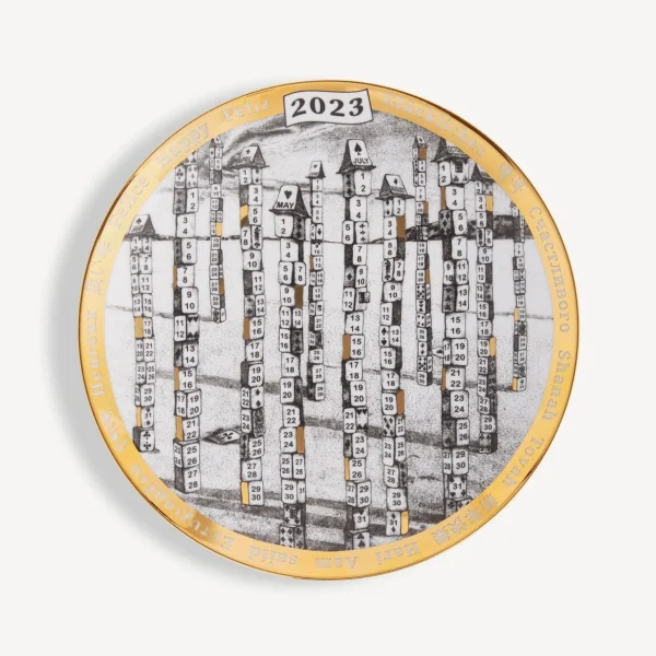 Fornasetti Piastra Del Calendario 2023^ Piatti Decorativi