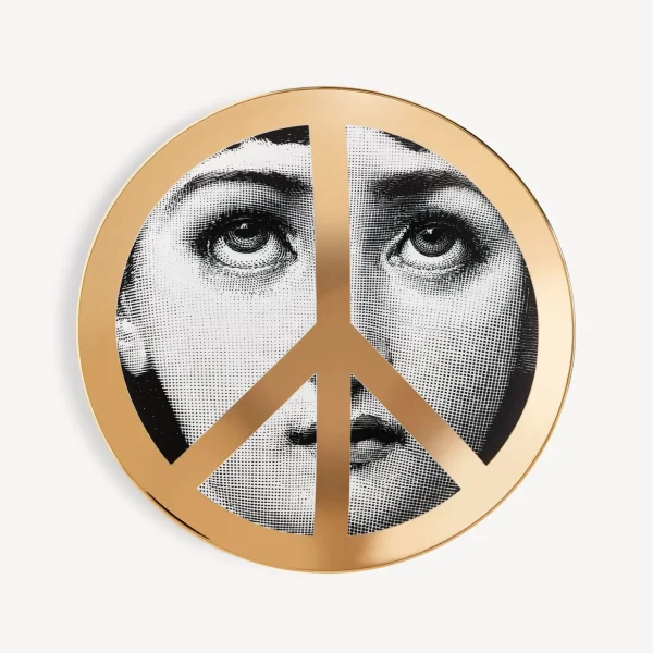 Fornasetti Piatto Da Muro Tema E Variazioni N.404 United For Peace^ Uniti Per La Pace