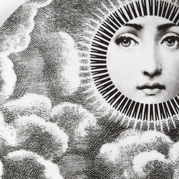 Fornasetti Piatto Da Muro Tema E Variazioni N.101^ Soli