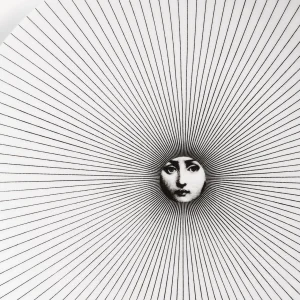 Fornasetti Piatto Da Muro Tema E Variazioni N.320^ Soli