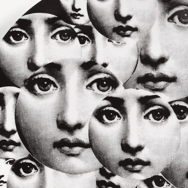 Fornasetti Piatto Da Muro Tema E Variazioni N.165^ Ripetizione