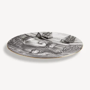 Fornasetti Placca Bordo Sirena N.5^ Piatti Decorativi