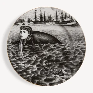 Fornasetti Placca Cerchio Sirene N.2^ Piatti Decorativi