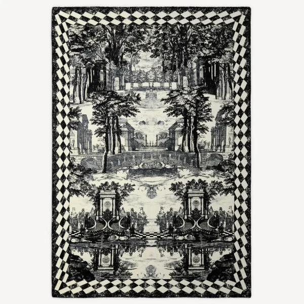 Fornasetti Plaid In Cashmere Giardino Settecentesco^ Plaid