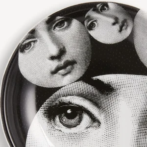 Fornasetti Posacenere Rotondo Tema E Variazioni N.242^ Posacenere Di Design