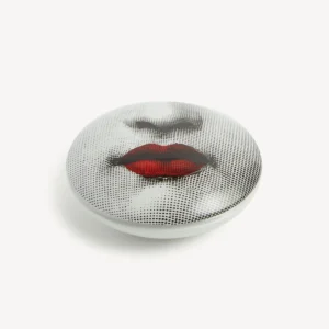 Fornasetti Scatola Rotonda Red Lips - Tema E Variazioni N.397^ Piccoli Contenitori