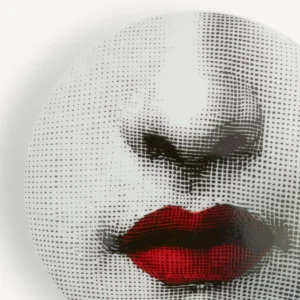 Fornasetti Scatola Rotonda Red Lips - Tema E Variazioni N.397^ Piccoli Contenitori