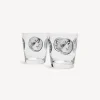 Fornasetti Set 2 Bicchieri Acqua Cammei^ Bicchieri E Sottobicchieri