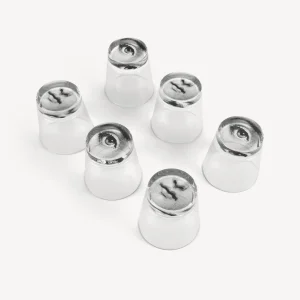 Fornasetti Set 6 Bicchieri Occhio E Bocca^ Bicchieri E Sottobicchieri
