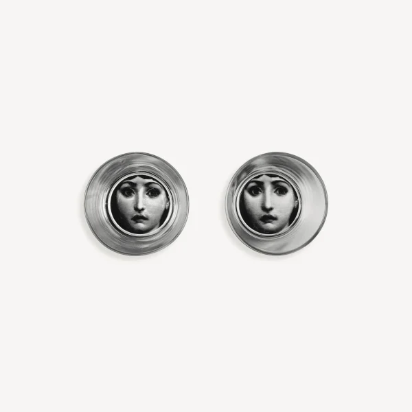 Fornasetti Set 2 Bicchieri Tema E Variazioni^ Bicchieri E Sottobicchieri