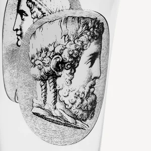 Fornasetti Set 2 Flauti Cammei^ Bicchieri E Sottobicchieri