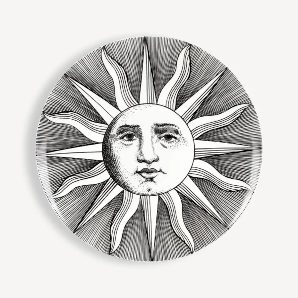 Fornasetti Set 6 Piatti Soli E Lune^ Piatti Decorativi