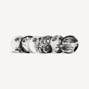 Fornasetti Set 6 Tazze Da Te Tema E Variazioni^ Set Da Te E Caffe