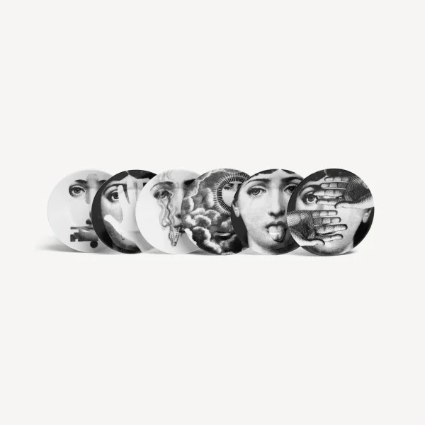 Fornasetti Set 6 Tazze Da Te Tema E Variazioni^ Set Da Te E Caffe