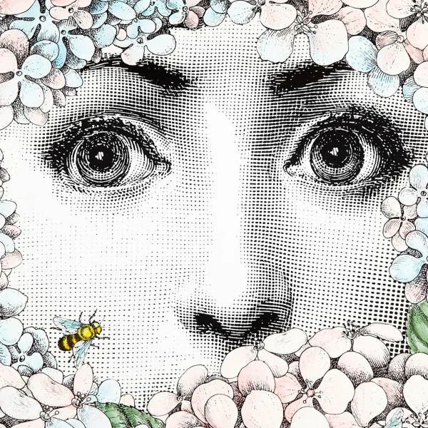 Fornasetti Sgabello Ortensia^ Sgabelli