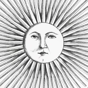 Fornasetti Sgabello Sole Splendente^ Sgabelli