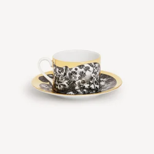 Fornasetti Tazza Da Te Alta Fedelta Fiorato^ Set Da Te E Caffe