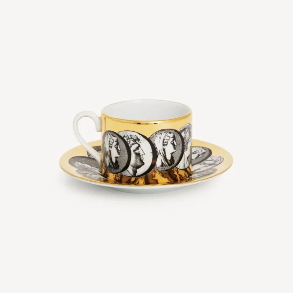 Fornasetti Tazza Da Te Cammei^ Set Da Te E Caffe