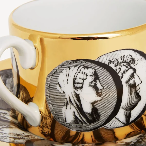 Fornasetti Tazza Da Te Cammei^ Set Da Te E Caffe