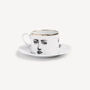 Fornasetti Tazza Da Te Tema E Variazioni Il Fumo Fa Male^ Set Da Te E Caffe