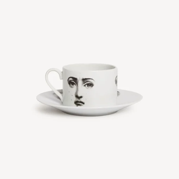 Fornasetti Tazza Da Te Tema E Variazioni Il Fumo Fa Male^ Set Da Te E Caffe